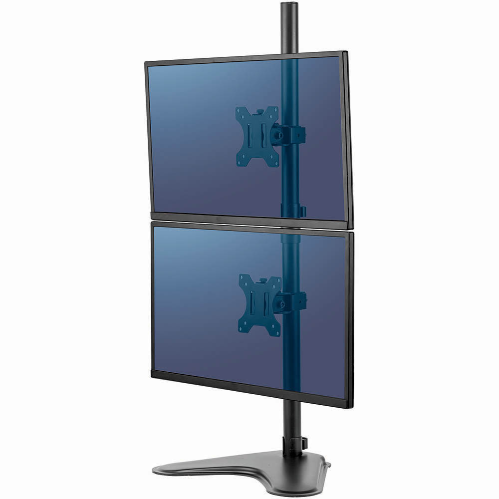 FELLOWES PROFESSIONAL SERIES DUAL STACKING MONITOR ARM BLACK