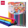 DELI COLORUN WATER COLOUR PEN ASSORTED PACK 12