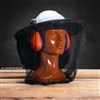 MOONDYNE POP UP HARD HAT PROTECTION SYSTEM  BRIM  NET  FLAP  BLUE