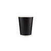 12OZ SMOOTH DOUBLE WALL BLACK CUP  CARTON OF 500
