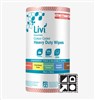 LIVI STRONG HEAVY DUTY CLEANING CLOTH ROLL 500MM X 300MM RED ROLL 90 SHEETS