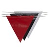 PROCHOICE BUNTING TRIANGLE DAY SAFETY FLAGS 30M REDBLACKWHITE