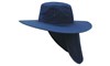 CANVAS FULL BRIM SUN HAT  NAVY  SIZE LARGE 59CM