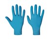 YSF NITRILE DISPOSABLE GLOVES BLUE PACK 100  SIZE MEDIUM