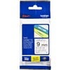 BROTHER TZE121 LAMINATED LABELLING TAPE 9MM BLACK ON CLEAR