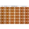 AVERY 43312 LATERAL FILE LABEL SIDE TAB COLOUR CODE L 25 X 38MM MUSTARD PACK 180