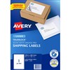 AVERY 959009 L7167 TRUEBLOCK SHIPPING LABEL LASER 1UP WHITE PACK 100