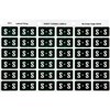 AVERY 43319 LATERAL FILE LABEL SIDE TAB COLOUR CODE S 25 X 38MM DARK GREEN PACK 180