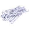 GBC PLASTIC BINDING COMB ROUND 21 LOOP 8MM A4 WHITE PACK 100