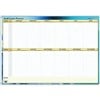 COLLINS WRITERAZE 16800 QC PERPETUAL STAFF LEAVE PLANNER FRAMED 700 X 1000MM