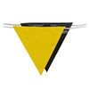 PROCHOICE BUNTING TRIANGLE SAFETY FLAGS 30M BLACKYELLOW