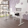 CONSET 50143 ELECTRIC HEIGHT ADJUSTABLE DESK 1500 X 800MM WHITEWHITE