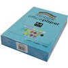 RAINBOW COLOURED A4 COPY PAPER 80GSM 500 SHEETS BRIGHT BLUE