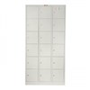 METAL LOCKER 18 DOOR WITH CAM LOCK 900 X 450 X 1850MM GREY