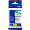 BROTHER TZE161 LAMINATED LABELLING TAPE 36MM BLACK ON CLEAR