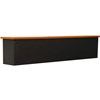 YS DESIGN OXLEY RECEPTION HOB 1500 X 300 X 450MM BEECHIRONSTONE