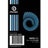 OLYMPIC SP60 NOTEPAD SPIRAL BOUND 8MM RULED 90 PAGE 76 X 112MM WHITE