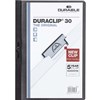 DURABLE DURACLIP DOCUMENT FILE PORTRAIT 30 SHEET CAPACITY A4 BLACK