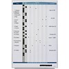 QUARTET PERSONNEL MATRIX BOARD INOUT 865 X 580MM WHITE