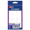 AVERY 932026 MULTIPURPOSE STICKERS RECTANGLE 25 X 50MM WHITE PACK 42
