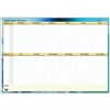 COLLINS WRITERAZE 16800 QC PERPETUAL STAFF LEAVE PLANNER FRAMED 700 X 1000MM