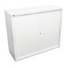 GO STEEL TAMBOUR DOOR CABINET NO SHELVES 1200 X 1200 X 473MM WHITE CHINA