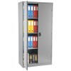 STEELCO STATIONERY CABINET 3 SHELVES 1830 X 914 X 463MM WHITE SATIN