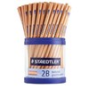 STAEDTLER 130 NATURAL GRAPHITE PENCILS 2B CUP 100