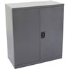 RAPIDLINE GO SWING DOOR STEEL CUPBOARD 2 SHELVES 1015 X 910 X 450MM GRAPHITE RIPPLE