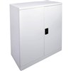 RAPIDLINE GO SWING DOOR STEEL CUPBOARD 2 SHELVES 1015 X 910 X 450MM SILVER GREY