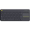 LOGITECH K400 PLUS WIRELESS TOUCH KEYBOARD BLACK