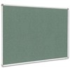 VISIONCHART CORPORATE FELT PINBOARD ALUMINIUM FRAME 1200 X 1200MM GREY