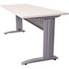 RAPID SPAN DESK METAL MODESTY PANEL 1500 X 700 X 730MM WHITESILVER