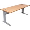 RAPID SPAN DESK METAL MODESTY PANEL 1500 X 700 X 730MM BEECHWHITE