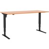 CONSET 50143 ELECTRIC HEIGHT ADJUSTABLE DESK 1500 X 800MM BEECHBLACK