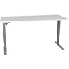 CONSET 50143 ELECTRIC HEIGHT ADJUSTABLE DESK 1500 X 800MM WHITESILVER