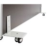 RAPID SCREEN FREESTANDING FOOT WITH CASTORS GREY