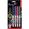 BIC INTENSITY PERMANENT MARKER BULLET FINE ASSORTED PACK 4