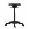 BURO POLO STOOL PU BLACK