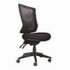 BURO METRO II 247 CHAIR HIGH MESH BACK NO ARMS NYLON BASE SEAT SLIDE 630 X 650 X 1150MM BLACK