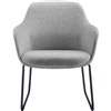 RAPIDLINE ASPEN SLED TUB CHAIR LIGHT GREYBLACK
