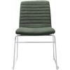 RAPIDLINE PIXEL SLED BASE CHAIR OLIVEWHITE