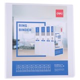 DELI INSERT RING BINDER 4D 25MM A4 WHITE