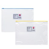 DELI DOCUMENT WALLET WITH ZIPPER A4 ASSORTED COLOURS