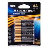 DELI AA ALKALINE BATTERY 4 PACK