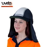 GOBI OVER HAT WITH MESH NECK FLAP  NAVY