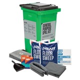 GENERAL PURPOSE SPILL KIT WITH 120L WHEELIE BIN