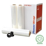 POWERWRAP 25 HAND PALLET WRAP 500MM X 350M CLEAR