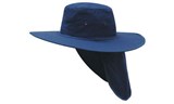 CANVAS FULL BRIM SUN HAT  NAVY  SIZE XL 61CM