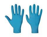 YSF NITRILE DISPOSABLE GLOVES BLUE PACK 100  SIZE XL